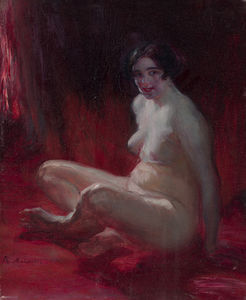Philip Maliavin - Seated Nude