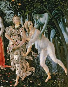 Sandro Botticelli - Detail Of Zephyr, And Flora As The Hour Of Spring
