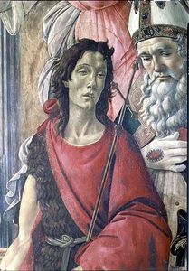 Sandro Botticelli - St. John The Baptist, Detail From The Altarpiece Of St. Barnabas