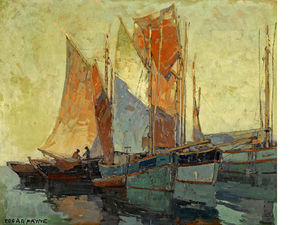 Edgar Alwin Payne - Brittany Boats