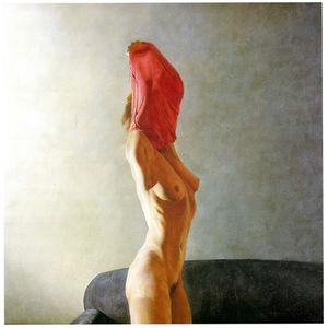 Grahame Sydney - Standing Nude