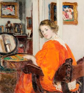 Istvan Csok - Impressionist Artist Women