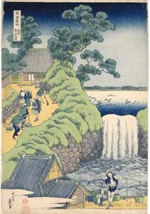 Katsushika Hokusai - Aoigaoka Waterfall In Edo