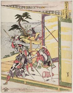 Katsushika Hokusai - The Night Attack