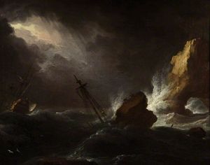 Lukas Moser - Seascape In Stormy Weather