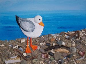 Rose Maynard Barton - Sea Gull On The Beach