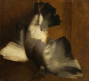 Willem Maris - Dead Bird
