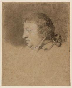 Nathaniel Dance-Holland - Head Of A Man In Profile To Left