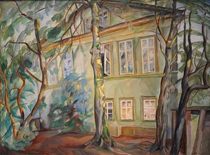 Boris Dmitrievich Grigoriev - House Under The Trees