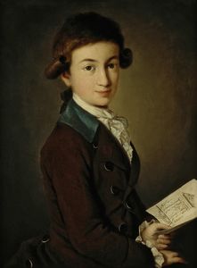 Carl Ludwig Johann Christineck - Portrait Of A Boy
