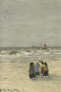 Gerhard Arij Ludwig Morgenstje Munthe - Women At The Beach