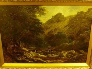 John Syer - A Welsh Mountain Stream