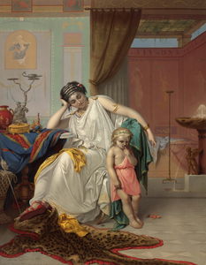 Pierre Olivier Joseph Coomans - Family Life In Pompeii