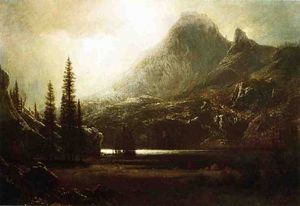 Albert Bierstadt - By a Mountain Lake