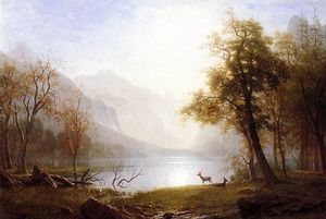 Albert Bierstadt - Valley in Kings Canyon