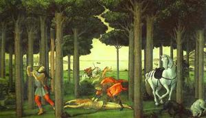 Sandro Botticelli - the infernal hunt