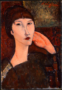 Amedeo Modigliani - Adrienne (Woman with Bangs) -