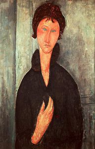 Amedeo Modigliani - Femme aux yeux bleus - Paris