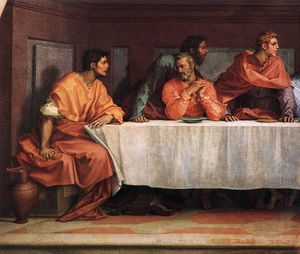 Andrea Del Sarto - the last supper (detail - )