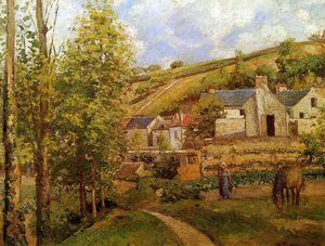 Camille Pissarro - View on Ermitage Sun
