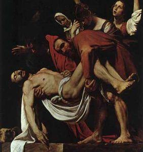 Caravaggio (Michelangelo Merisi) - The Entombment of Christ - (buy paintings reproductions)