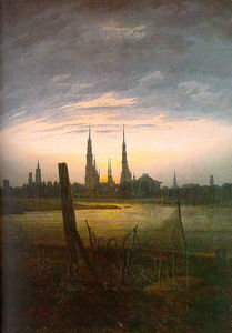 Caspar David Friedrich - City at Moonrise