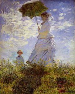 Claude Monet - The woman with the parasol Sun