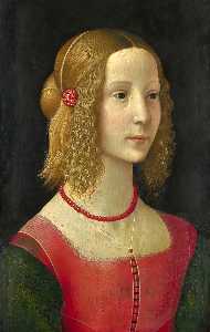 Domenico Ghirlandaio - portrait of a girl