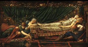 Edward Coley Burne-Jones - Sleeping beauty