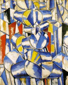 Fernand Leger - Contrasted forms - -