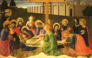 Fra Angelico - Lamentation over the Dead Christ