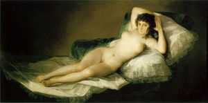 Francisco De Goya - the nude maja