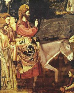 Giotto Di Bondone - Scenes from the Life of Christ. Entry into Jerusa