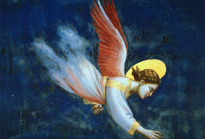 Giotto Di Bondone - Scenes from the Life of Joachim. Joachim-s Dream