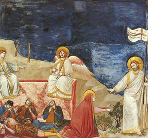 Giotto Di Bondone - Resurrection Noli me tangere