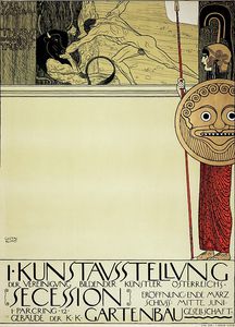 Gustav Klimt - Poster for the 1st Secession exhibition
