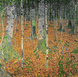 Gustave Klimt - The Birch Wood (Birkenwald)