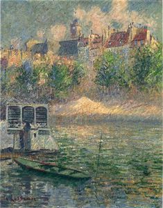 Gustave Loiseau - Quay of the Hotel Deville in Paris