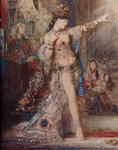 Gustave Moreau - the apparition (detail)