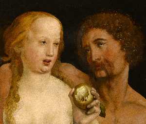 Hans Holbein The Younger - Adam and Eve