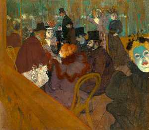 Henri De Toulouse Lautrec - at the moulin rouge
