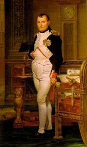 Jacques Louis David - Napoleon in His Study