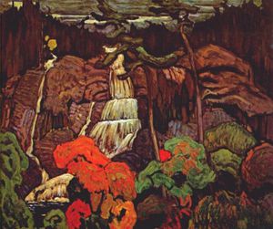 James Edward Hervey Macdonald - algoma waterfall