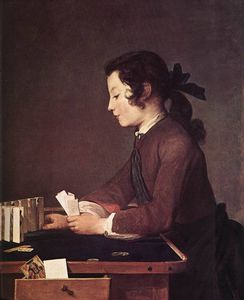 Jean-Baptiste Simeon Chardin - The House of Cards II