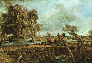 John Constable - leaping horse