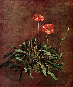 John Constable - Study for poppies Sun