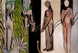 Henri Matisse - Les Demoiselles à la rivière Huile sur Toile Chicago, The Art Institute