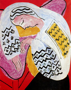 Henri Matisse - Le rêve Huile sur Toile Collection Particulière