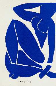 Henri Matisse - Nu bleu Gouache découpée Paris, Musée national d'Art Moderne