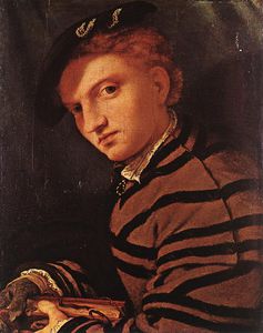 Lorenzo Lotto - Young Man with Book
